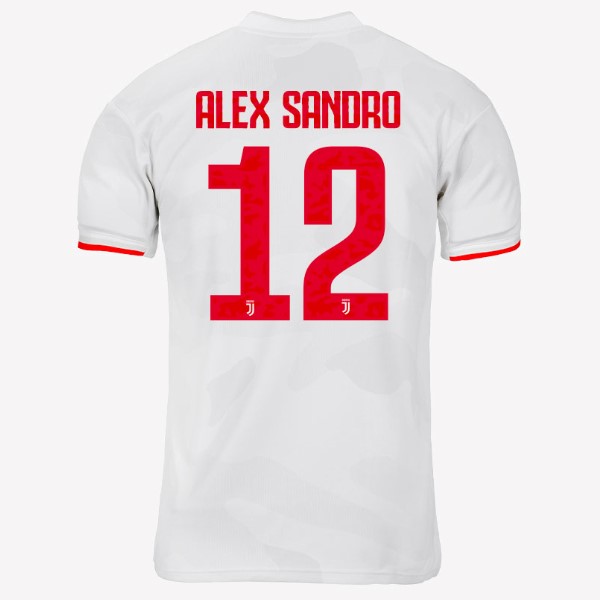 Camiseta Juventus NO.12 Alex Sangro 2ª Kit 2019 2020 Gris Blanco